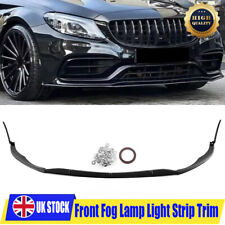 For Mercedes C Class W205 C205 C63 15-22 AMG Front Splitter Spoiler Lip Body Kit