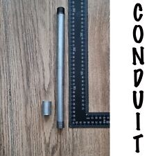 Galvanised 20mm Conduit Tube Pre-Cut and threaded both ends – Industrial - retro
