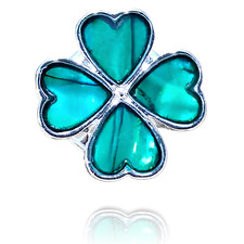 4 Leaf Clover Pin Badge Lucky