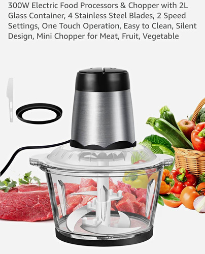 300w mini food processor - 300w,