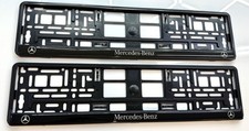 2 x Mercedes Benz Number Plate Holders License Plates free fixings