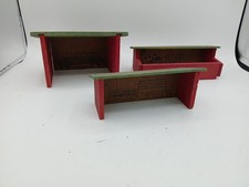 Vintage Wooden Toy Barn Red