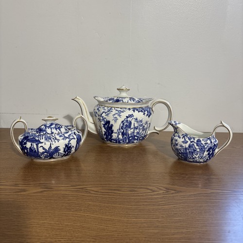 Tea set blue - tea, royal
