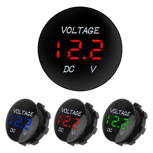 12v led digital voltmeter - led,