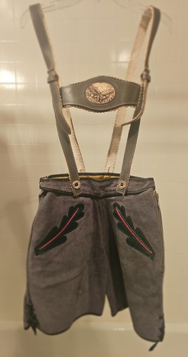 Vintage leather grey gray - leather,
