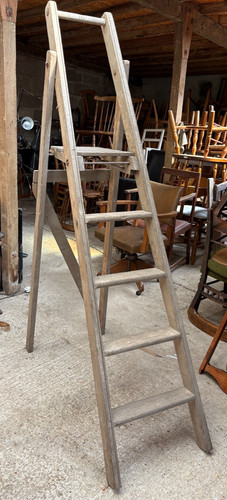 Wooden ladder display - stand, 5