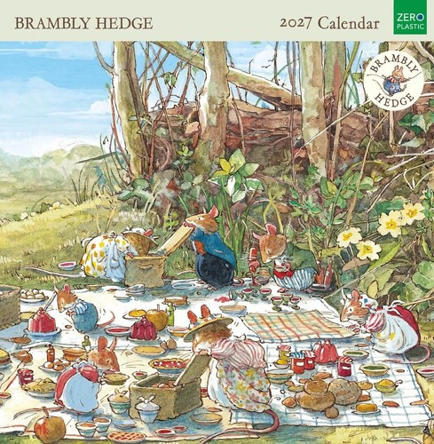2027 wall calendar brambly - 2027,