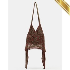 Zara Rhinestone Bucket Bag