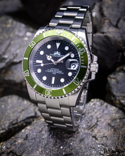 40mm vintage green sapphire - 40mm,