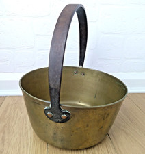 Vintage Heavy Brass Jam Pan