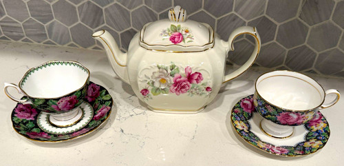 Vintage english tea set - vintage,