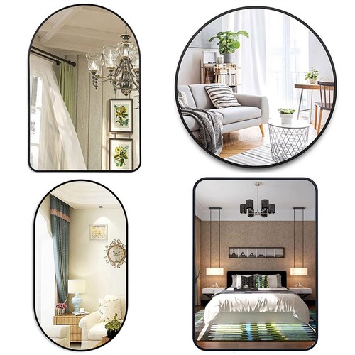 Style wall mirror - 4, black