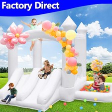 White Bounce House Indoor