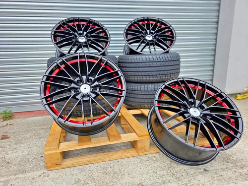 Inch audi black and red - 4x,