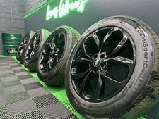 Discovery Sport Evoque Freelander 2 HSE 19” Powdered Black Alloy Wheels & Tyres!