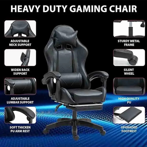 Gaming chair footrest office - chair,