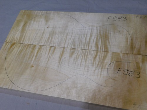 Flame maple carved top for - maple,