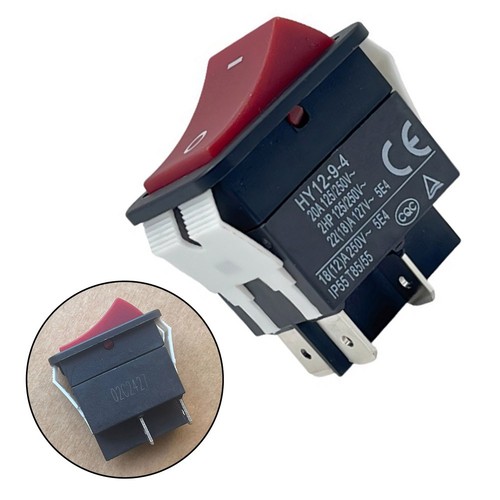 Heavy duty 20a 250vac - 20a, rocker