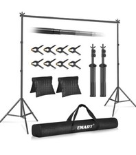 New Emart Backdrop Stand 10x8.5ft(WxH) Photo Studio Adjustable Background Stand