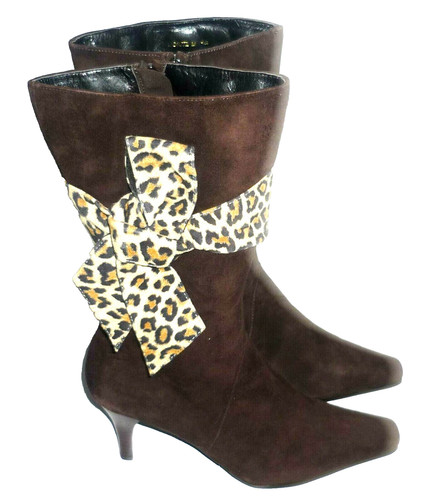 Van dal brown suede - brown, dressy