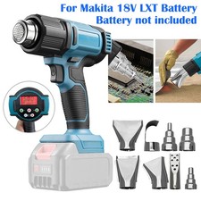 Portable Cordless Heat Gun Hot Air Gun with 8 Nozzles for Makita 18V Battery UK