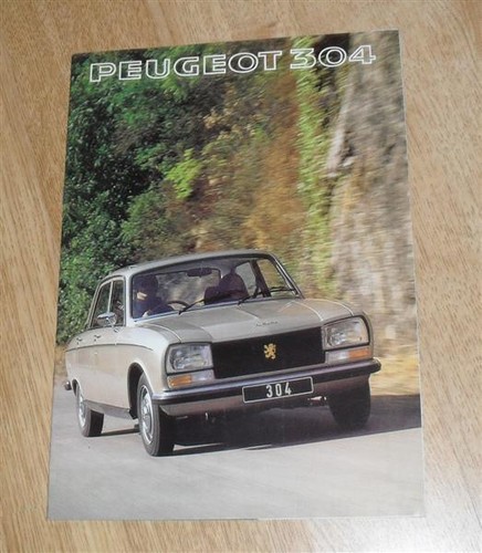 Peugeot 304 brochure 1977 - 304,