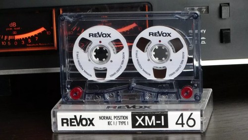 Audio cassette revox white - revox,
