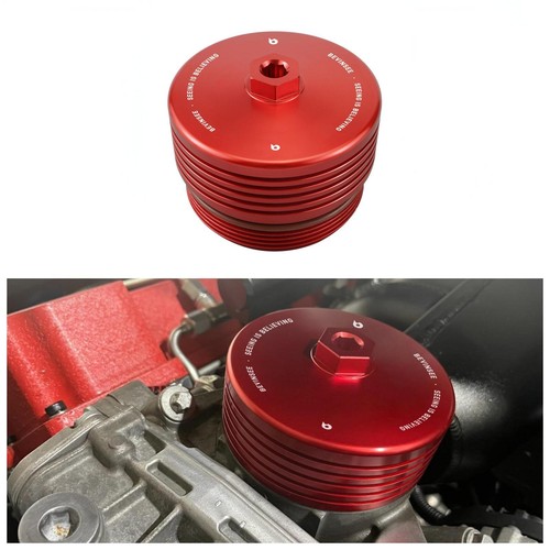 Aluminium oil filter cap - aluminium,