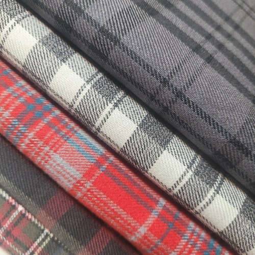 100 cotton fabric tartan - cotton,