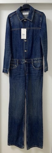 Zara blue trf collared - collared, long