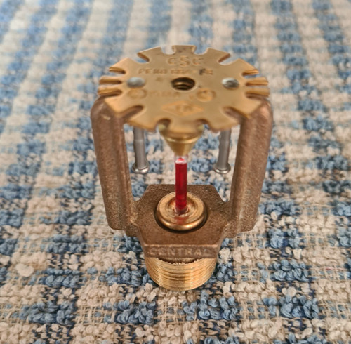 Central fire sprinkler head - fire,