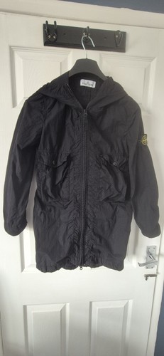 Boys stone island parka - stone,