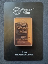 Wessex Mint - 5oz 999.9 Fine