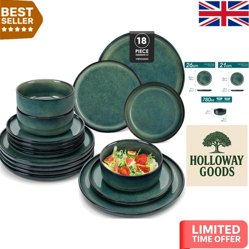 Piece ceramic plates - 18-piece,