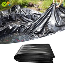 Black HDPE Pond Liner Pond Liners 20 Mil Waterproof Fish Liner For Water Garden
