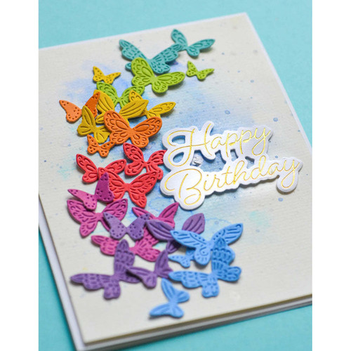 Small butterfly metal - small,