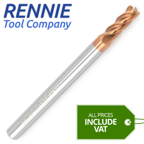 3mm cut 8mm flute 4mm - 8mm,