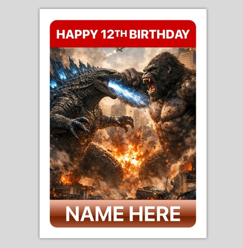 Godzilla king kong - king,