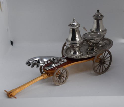 Silver plated cruet set a - plated,