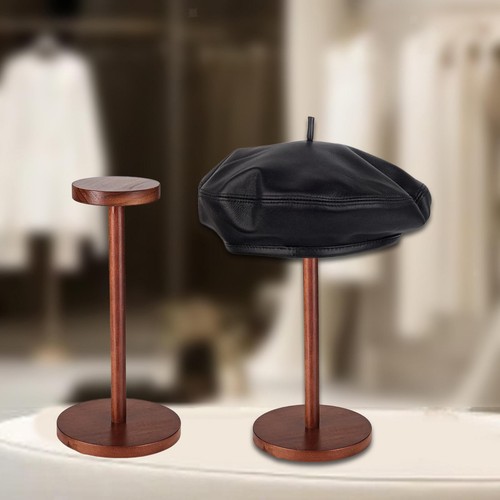 Wooden hat display - hat,