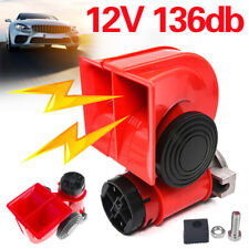 Air Horn 12v 139db Blast Compact Twin Tone Loud Horns Car Truck Train SUV Boat~