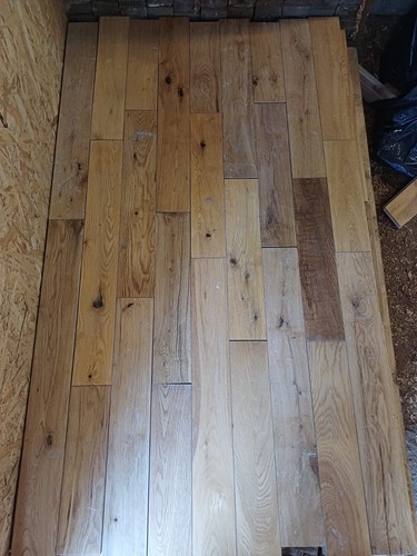 Reclaimed solid oak strips - reclaimed,