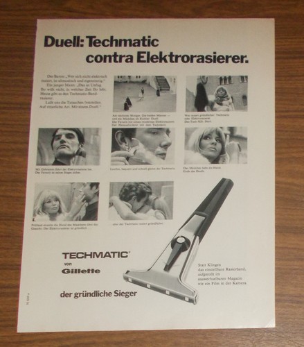 Rare advertising gillette - rare,