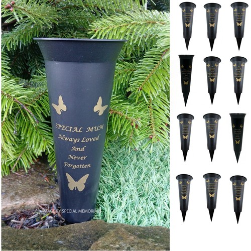 Grave vase memorial - vase, flower