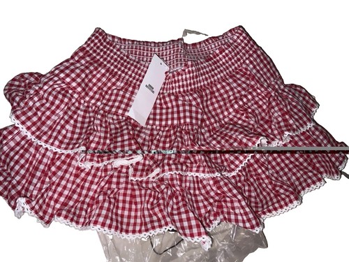 Bnwt rara gingham skirt - bnwt,