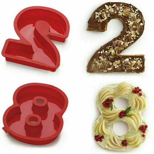Large silicone number - large, cake