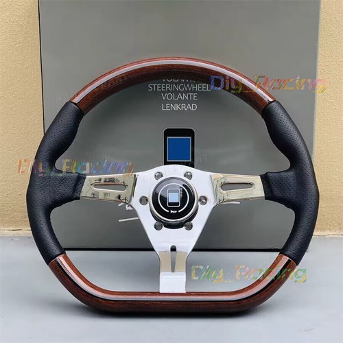 Car wooden steering - car,