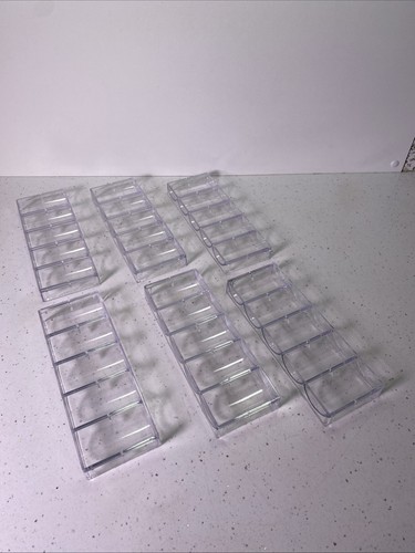 Clear acrylic poker - x,