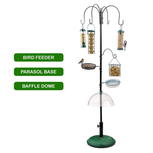 Metal bird feeding station - bird,