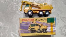 Lesney Matchbox Superfast No.63 Dodge Crane Truck Made England Vintage Diecast